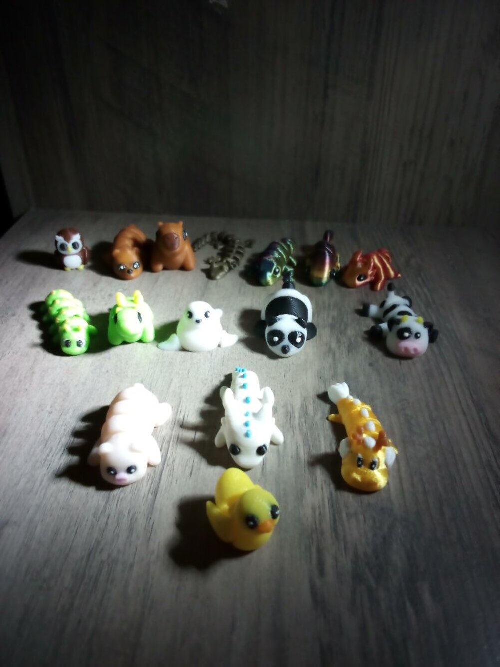 Cute 3d printed animals